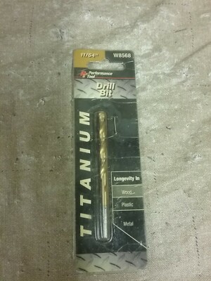 New Performance Tool 11/64'' Titanium Drill Bit W8568
