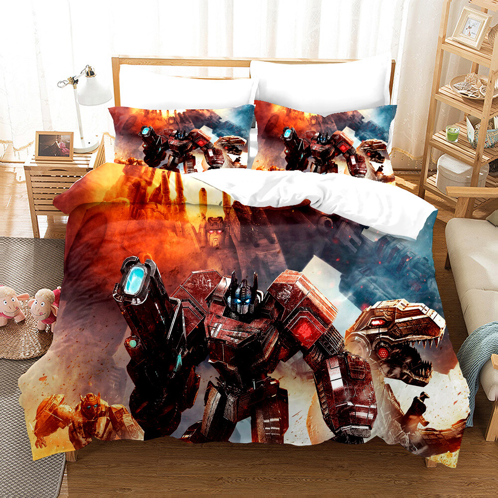 Transformers Collection Single/Double/Queen/King Bed Quilt Cover