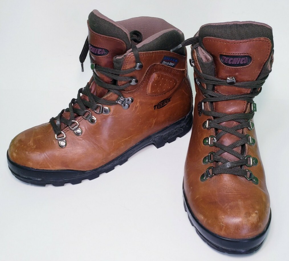 Vintage Tecnica Trekking Tecni-Dry Hiking Boots Men\'s Size 12D Cognac Tecnica Clothing, Shoes & Accessories for Men on Sale up to  main image 2