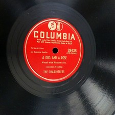 Charioteers 78 Kiss And A Rose Cottage IN Old Donegal Mint Minus Columbia MT 96