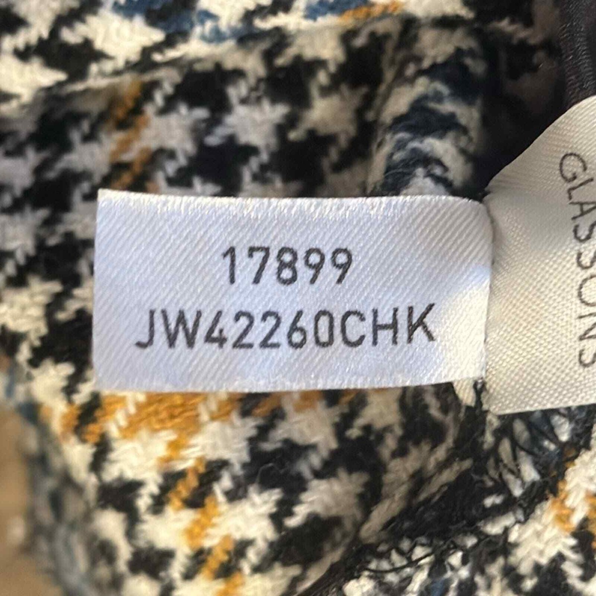 Glassons Women's Houndstooth Shirt Jacket Black Yellow Blue Size M