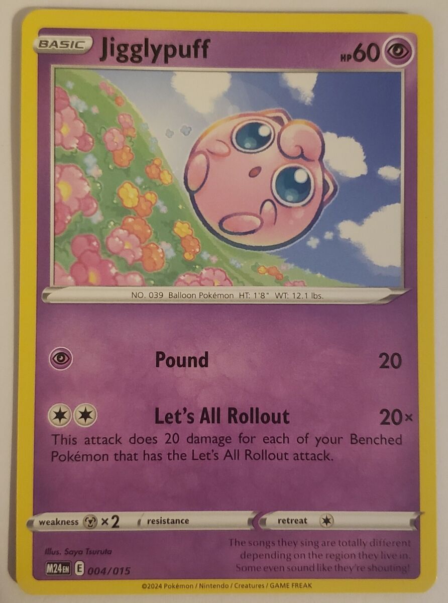 JIGGLYPUFF - McDonald's Promo 004/015 M24 EN 2024 - Happy JIGGLYPUFF - McDonald's Promo 004/015 M24 EN 2024 - Happy