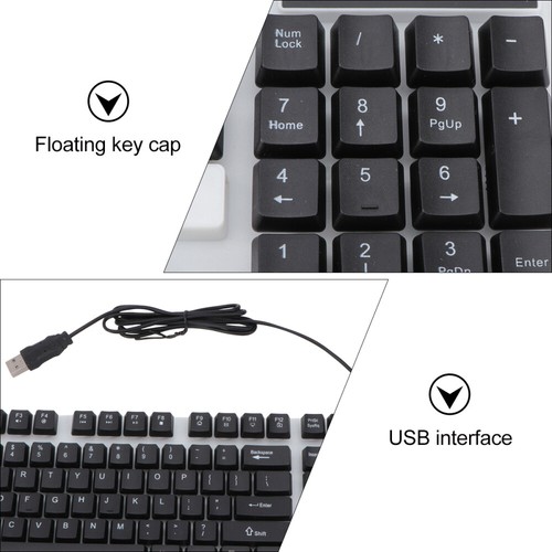 Kabelgebundene Gaming-Tastatur E-Sport-Tastatur Usb-tastatur Aus Kunststoff - Bild 4 von 12