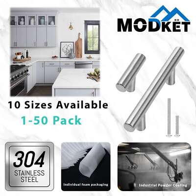 Brushed Nickel 304 Grade Stainless Steel Kitchen Cabinet Handle Pull Knob Drawer