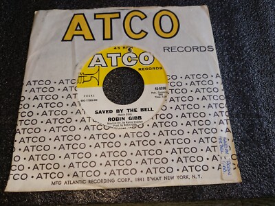 Robin Gibb: Saved By The Bell/Mother & Jack UNPLAYED FROM NEW Vinyl 45 Single NM