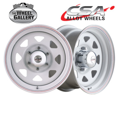 Csa Steel Rims CSA Ranger Steel 15x7 5/139.7 10P White Set of Steel Wheel Wheels ...