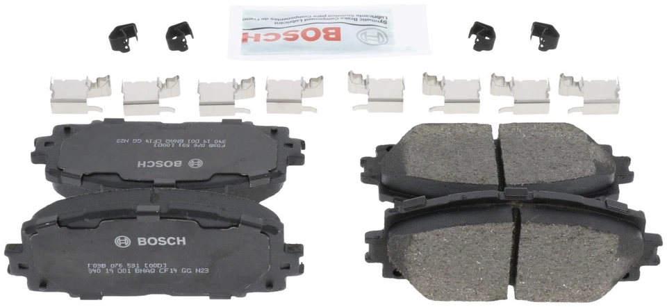 Pastillas de freno delanteras de cerámica QuietCast 2008 2009 para Toyota Yaris Bosch 2007-2018 Foto 3 de 4