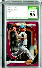 2020 Panini Prizm Josh Hader Purple CSG 9.5  