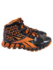 Zapatillas deportivas de baloncesto Reebok ZigTech naranja y negro para hombre talla 7,5