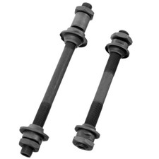 1 Set of Bike Iron Axle Professional Bike Axle Road Bike Axle Front and Rear