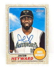 JACOB HEYWARD AUTO / AUGUSTA GREENJACKETS ~ 2017 TOPPS HERITAGE #ROA-JH