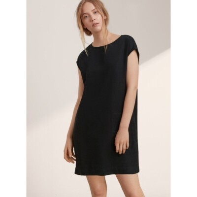 Aritzia Wilfred Free Black Shift Dress Size XS