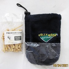 Hollywood Golf Studio Valuable Pouch  Long 2.75" Long wooden golf tee set