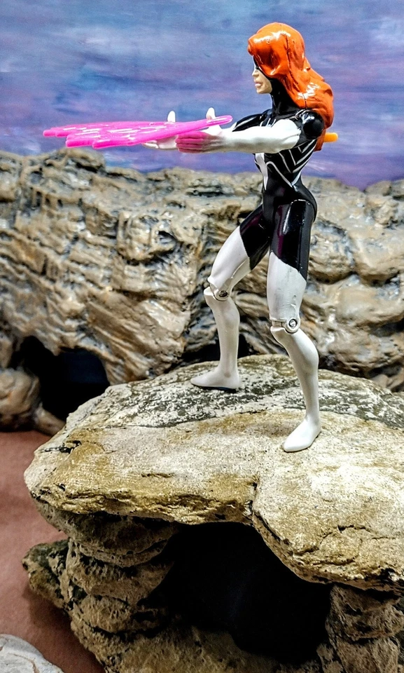 Toybiz 1994 Marvel Salón de la Fama🔥SHE-FORCE SPIDER-WOMAN🔥Completo Foto 2 de 4