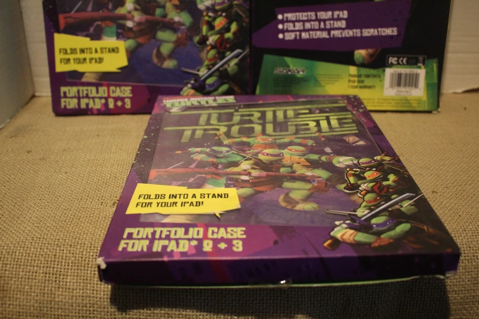 Lote de 3 fundas portafolio Nickelodeon Teenage Mutant Ninja Turtles para iPad 2-3 Foto 4 de 4