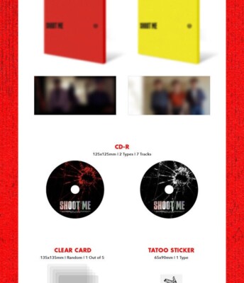DAY6 [SHOOT ME:YOUTH PART1] 3rd Mini Album BULLET CD+F.Buch+Karte+