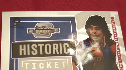 BARCELONA MARADONA HISTORIC TICKET PANINI OPTIC 2021 NAPOLES ARGENTINA - Imagen 4 de 8