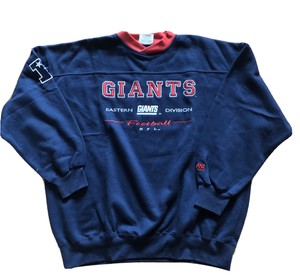ny giants embroidered sweatshirt