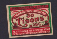Old Match France BN183254 Herbal Label