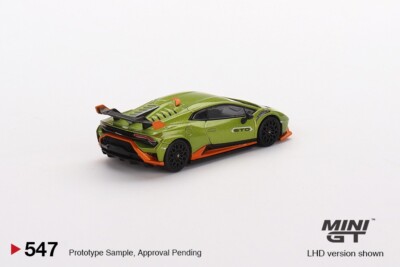 Mini GT 1:64 Lamborghini Huracán STO Verde Citrea Diecast Model