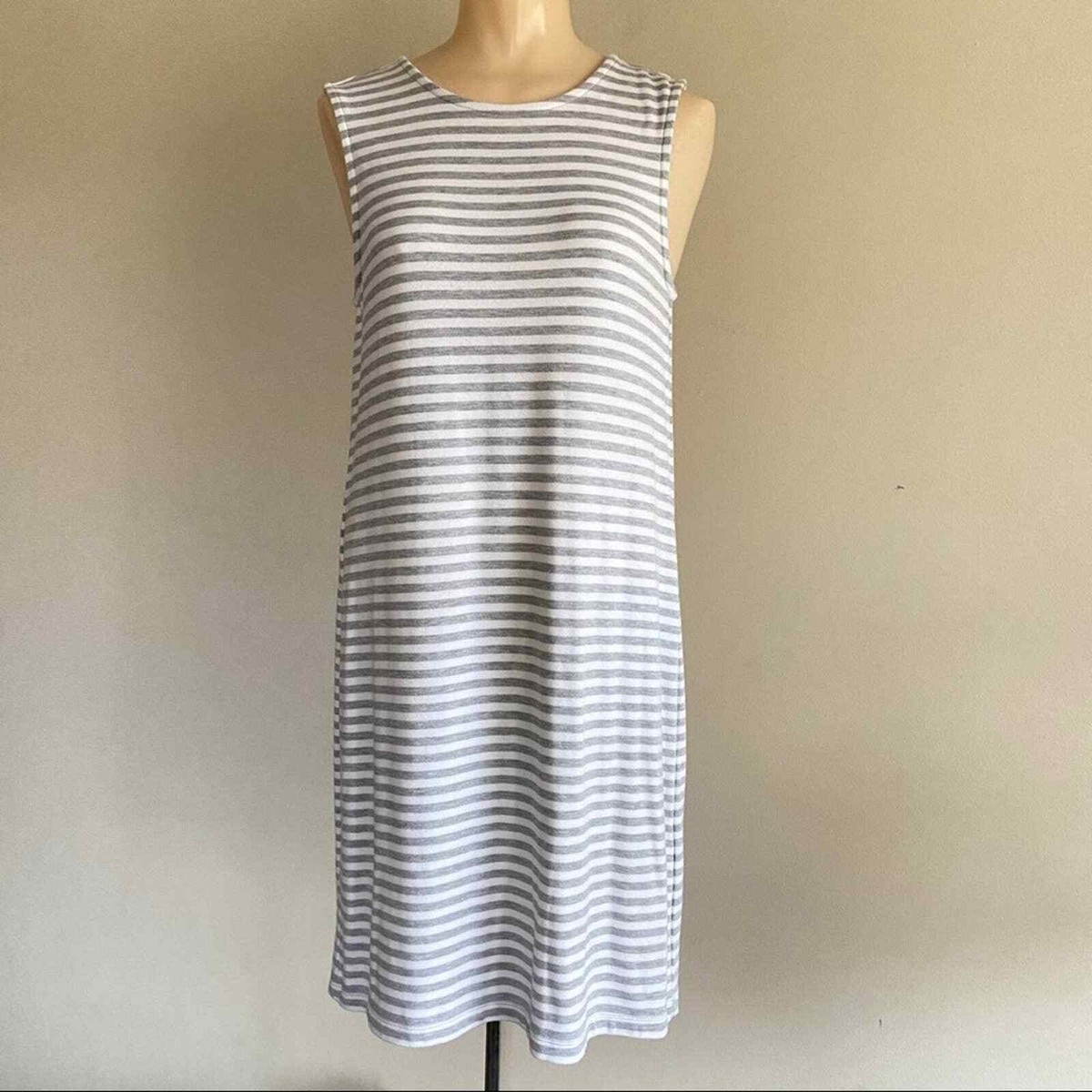 St. Tropez West Sleeveless Striped Dress Small | eBay 