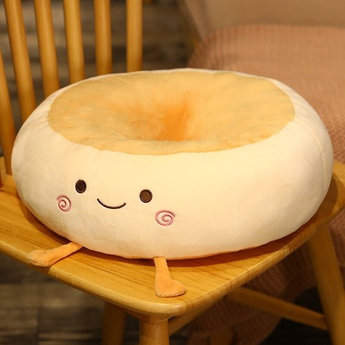 Plush Toy Pillow Bread Futon Cushion Floor Chair Cushion Office Pudding Cushion - Picture 8 of 15