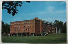 Greenville Thiel College Livingston Hall Women Residence Postcard Pennsylvania
