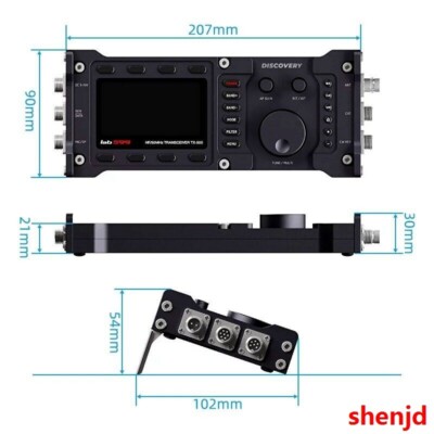 Discovery Lab599 TX-500 10W 50MHz Portable HF Transceiver All Mode Transceiver @