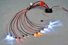 1/10 RC 2.4G 12LED Light Kit Brake+Headlight+Signal for HSP HPI Model Car Truck 