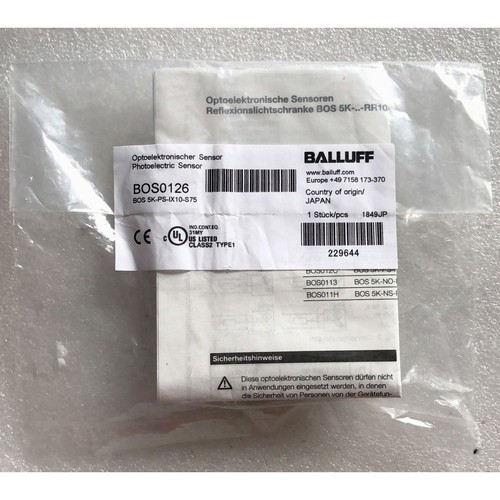 1pc NEW Balluff BOS 5K-PS-IX10-S75 photoelectric sensor DHL SHIPPING - Picture 3 of 4