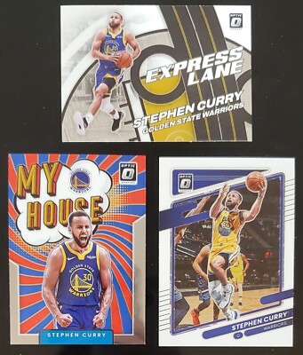 2021-22 DONRUSS OPTIC STEPHEN CURRY MY HOUSE #3 EXPRESS LANE #4 BASE #128