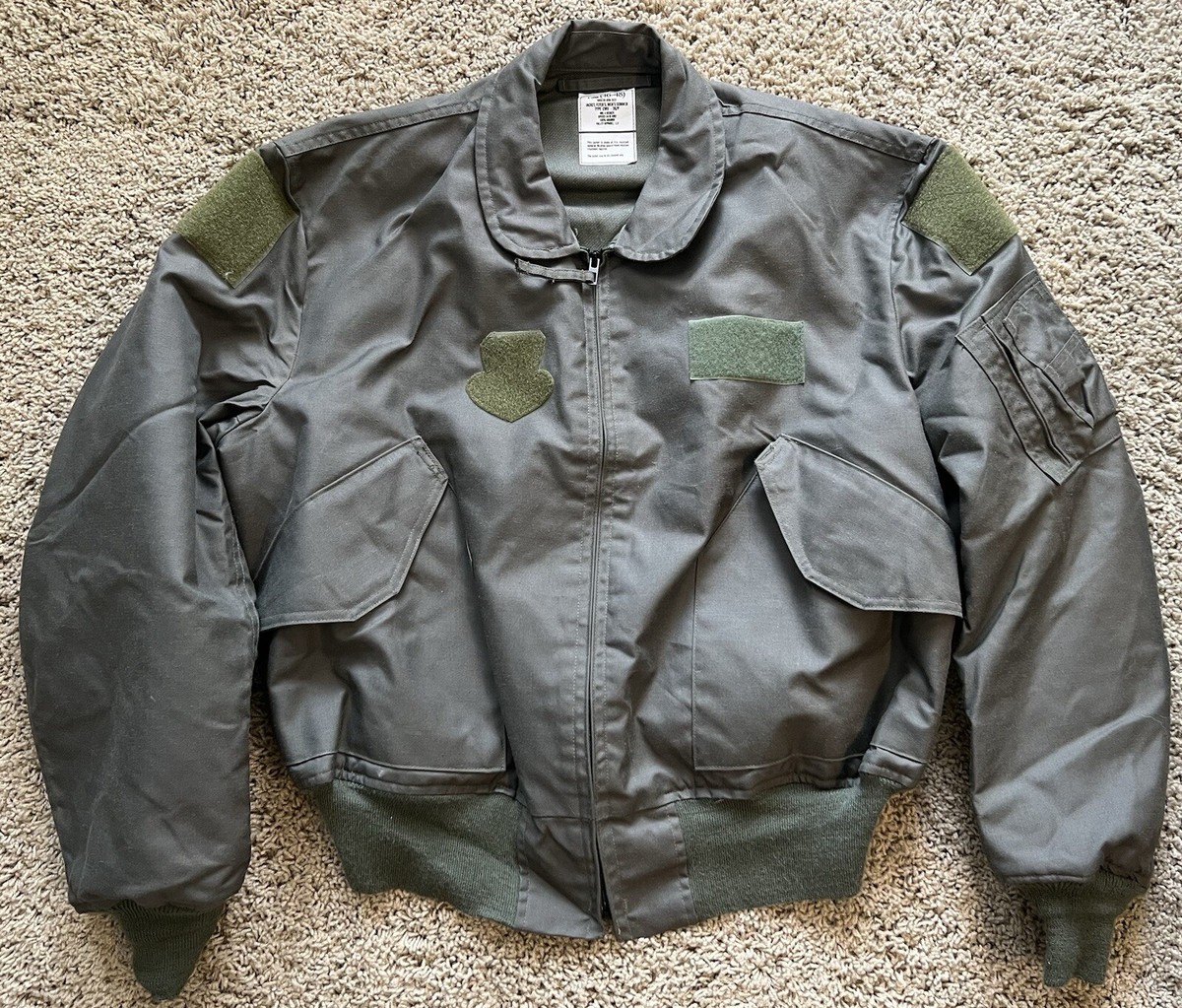 US Military CWU-36/P Mens Summer Flight Jacket Bomber Aramid US Military CWU-36/P Mens Summer Flight Jacket Bomber Aramid
