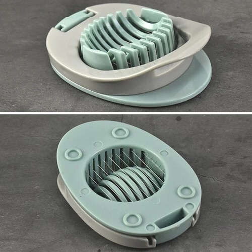 Affettatrice per uova sode in acciaio inox sezione fili tritatutto utensile da cucina - Foto 7 di 22