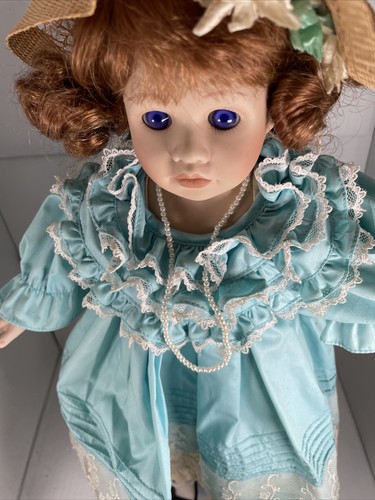 Dolls by Pauline Meredith 18” LE Porcelain Redhead Doll - Picture 12 of 12