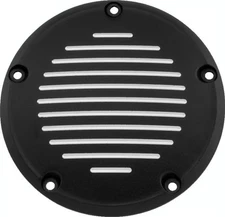Bikers Choice 5 Hole Derby Cover - Black Motorcycle Street Bike 490832 bkc490832