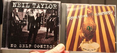 2 Rock-CDs: Neil Taylor - No self control + Something Happens - Bedlam a go-go