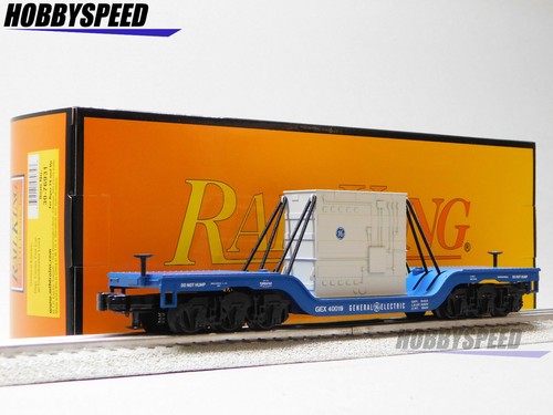 MTH RAILKING GE DEP. COCHE PLANO CENTRAL CON TRANSFORMADOR CALIBRE O tren 30-76931 NUEVO | Zustand: New