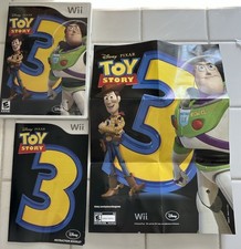 Toy Story 3 Nintendo Wii CASE ONLY No Game Disc - WITH manual and poster