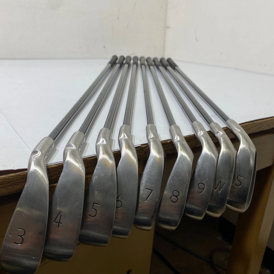 PING G10 Iron Set 9pcs 4-9,W,AW,SW Original Carbon Flex R - Image 2 of 4