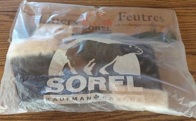 Vintage Sorel Kaufman Canada Genuine Boot Wool Replacement Liner Sock Junior 11