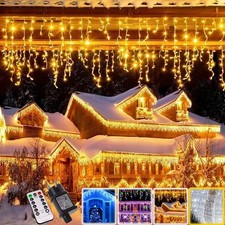 LED Lichterkette 200-600 LEDs Weihnachtslichterkette Eisregen IP44 Innen & Außen
