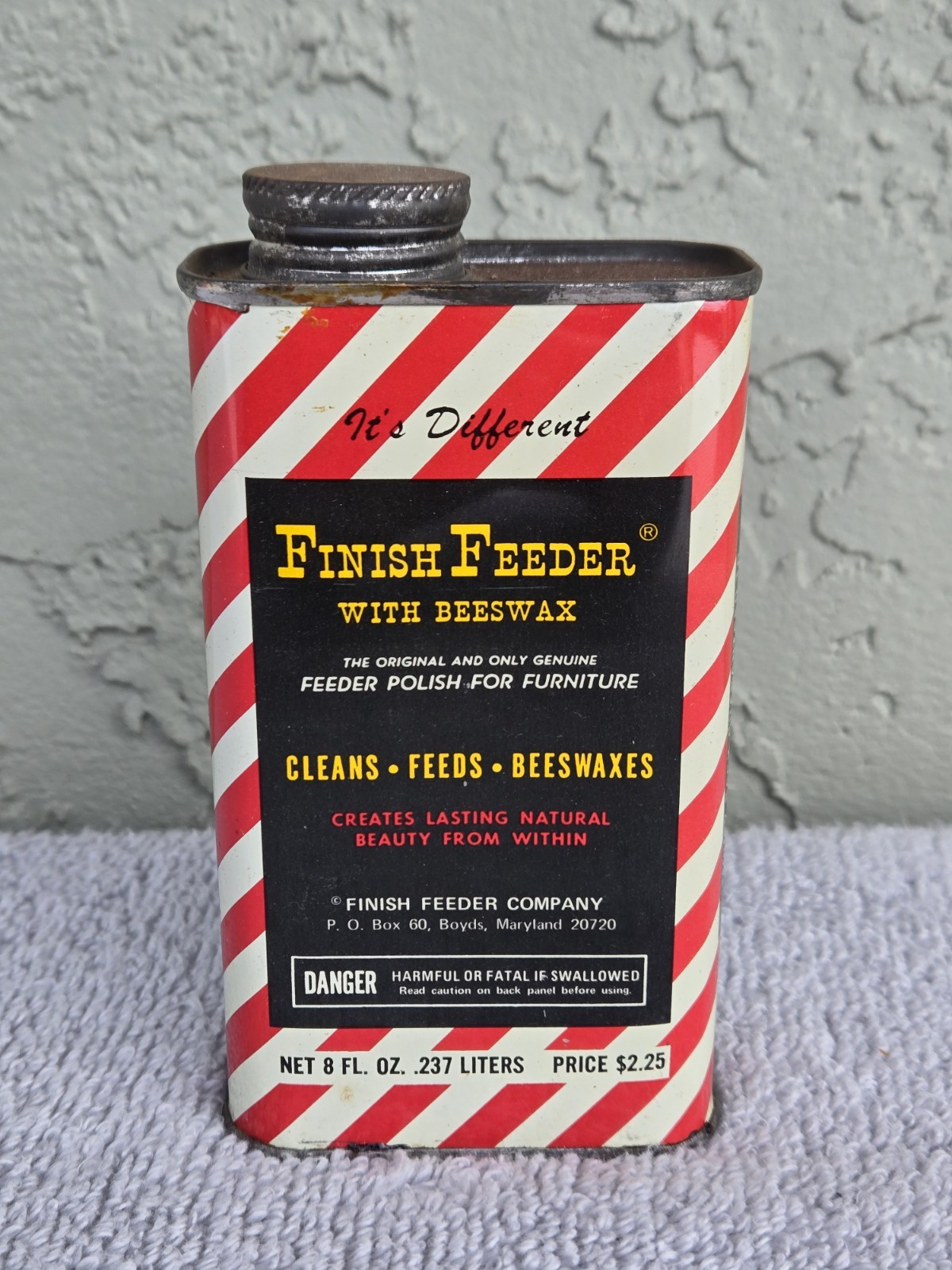 ~NOS~ Finish Feeder With Beeswax 8 Fl. Oz. Wood Polish For Furniture