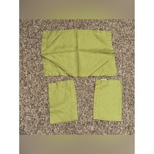 Pottery barn placemat and napkins Lime Green Linen Napkin Set