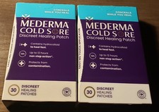 FOR 2 Mederma Cold Sore Discreet Healing Patch 30 Count Exp2027 NEW