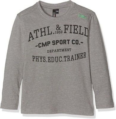CMP boys T-shirt, long sleeve, Fumo M, 98