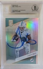 2023 Panini Donruss Elite Tyreek Hill #99 Autograph Miami Dolphins Beckett