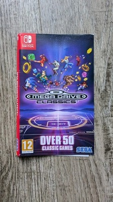 SEGA Mega Drive Classics Nintendo Switch OEM Case Artwork/ Insert ONLY
