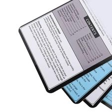 DSLR Cheat Sheet White Balance Gray Card Bundle Quick Reference Guides UPFK