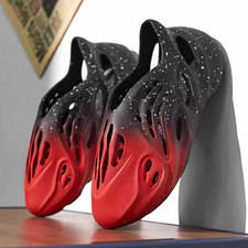 Men's Speckled Foam Slip-On Clog Slippers Vent Cutouts Breathable Multicolor