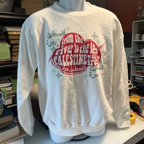 Free Palestine Sweatshirt Unisex Size M